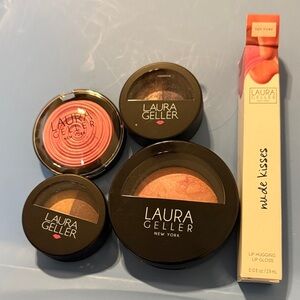 Laura Geller Blush, Eye Shadow Lip Gloss